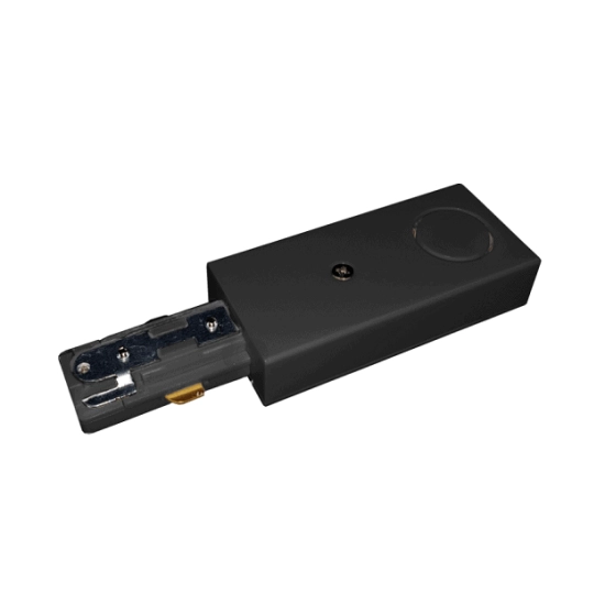 kinkiecik.pl Zasilanie końcowe do szynoprzewodów 1F czarne LP-556-S-BK Light Prestige