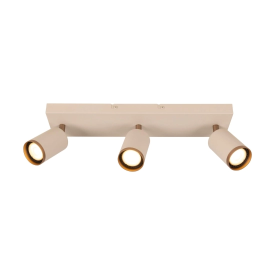 REGINA Spot sufitowy – Taupe – 3xGU10 – 50W – Aluminium 53914/03/41 Lucide - zdjęcie produktu