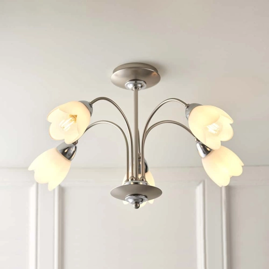 kinkiecik.pl Lampa sufitowa Petal 5LT Semi Flush 124-5 ENDON