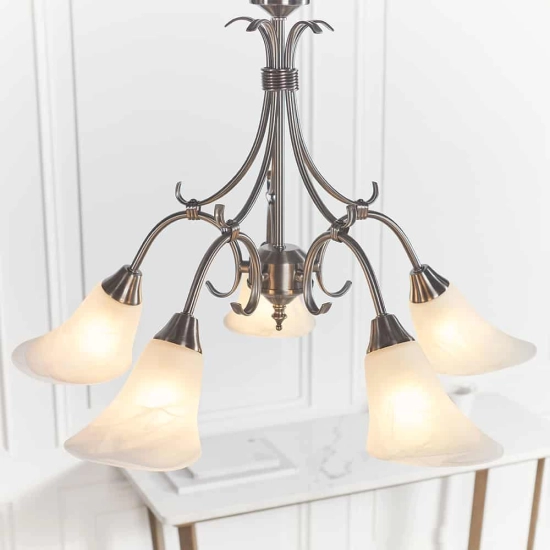 kinkiecik.pl Lampa wisząca Hardwick 5LT pendant 144-5AS ENDON