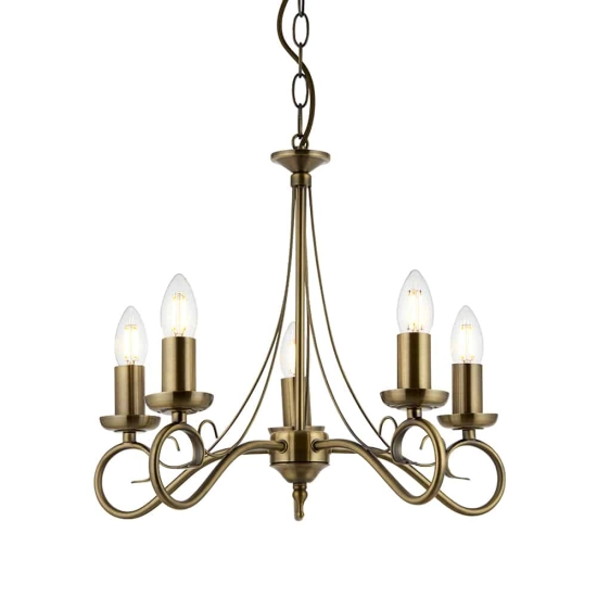 kinkiecik.pl Lampa wisząca Trafford 5LT Pendant 180-5AN ENDON