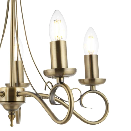 kinkiecik.pl Lampa wisząca Trafford 5LT Pendant 180-5AN ENDON