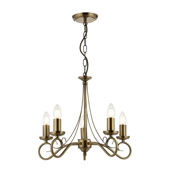 kinkiecik.pl Lampa wisząca Trafford 5LT Pendant 180-5AN ENDON