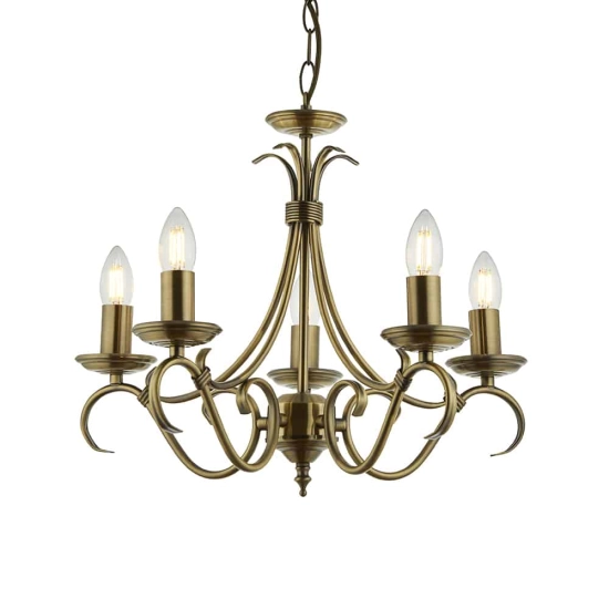 kinkiecik.pl Lampa wisząca Bernice 5LT Pendant 2030-5AN ENDON