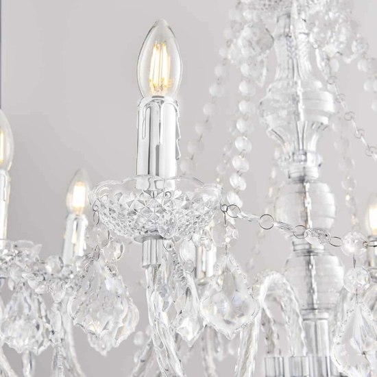 kinkiecik.pl Lampa wisząca Clarence 8LT Pendant 308-8CL ENDON