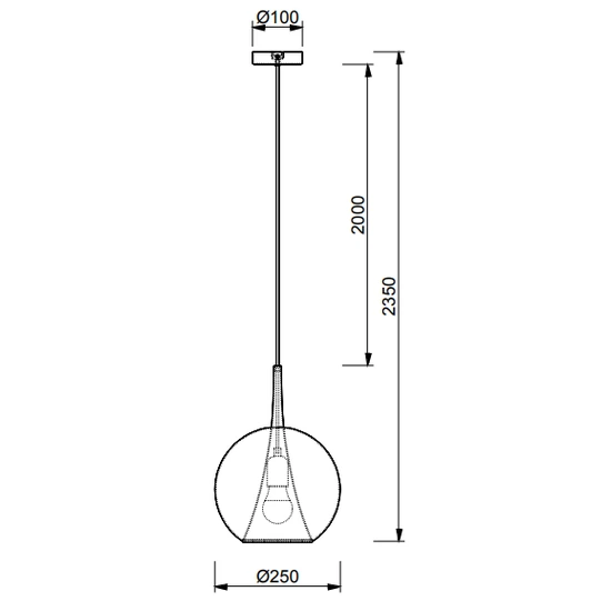 Lampa wisząca Mantra Elsa 8255MA - zdjęcie dodatkowe 1