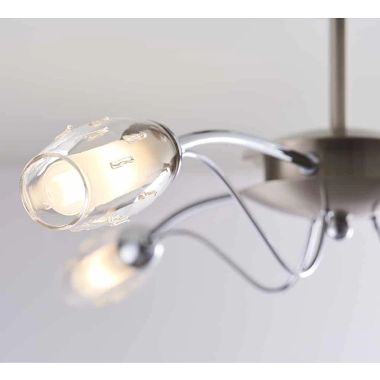 kinkiecik.pl Lampa sufitowa Mercury 3LT Semi Flush 9009-3SC ENDON