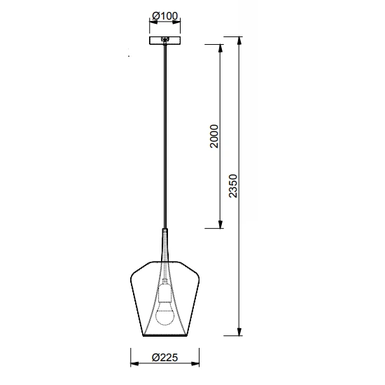 Lampa wisząca Mantra Elsa 8256MA - zdjęcie dodatkowe 1
