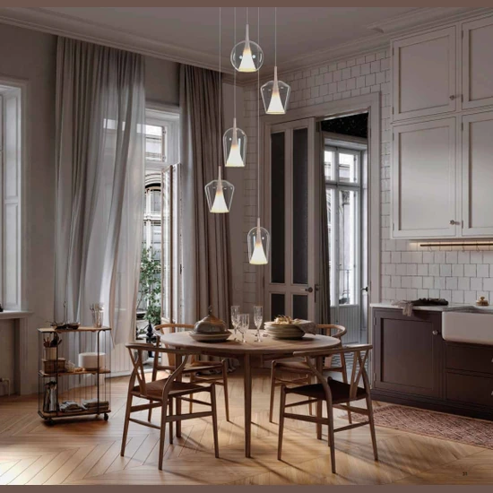 Lampa wisząca Mantra Elsa 8256MA - zdjęcie dodatkowe 3