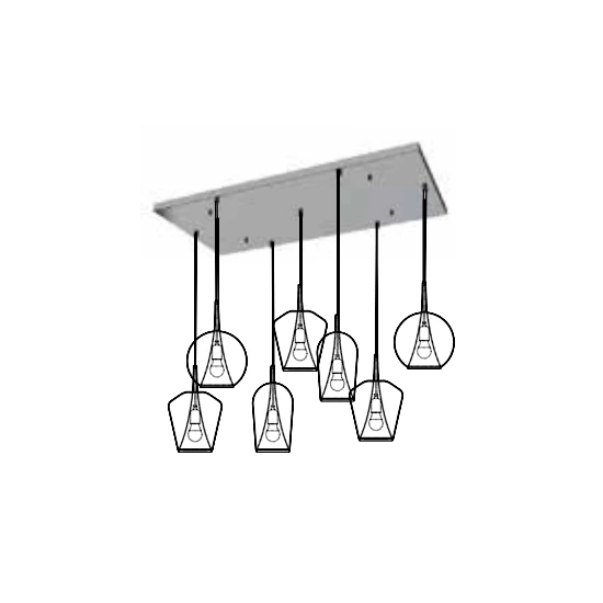 Podsufitka do lampy Mantra Elsa 8263MA - zdjęcie dodatkowe 2