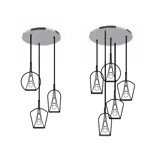 Podsufitka do lampy Mantra Elsa 8266MA - zdjęcie dodatkowe 2