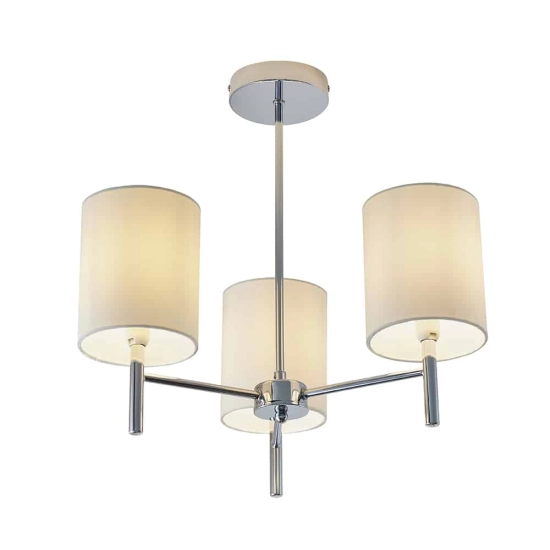 kinkiecik.pl Lampa sufitowa Brio 3LT Semi Flush BRIO-3CH ENDON
