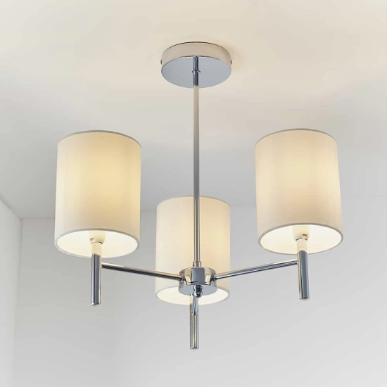 kinkiecik.pl Lampa sufitowa Brio 3LT Semi Flush BRIO-3CH ENDON