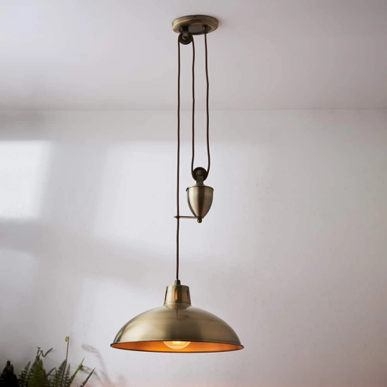kinkiecik.pl Lampa wisząca Polka Rise&Fall Pendant POLKA-AB ENDON