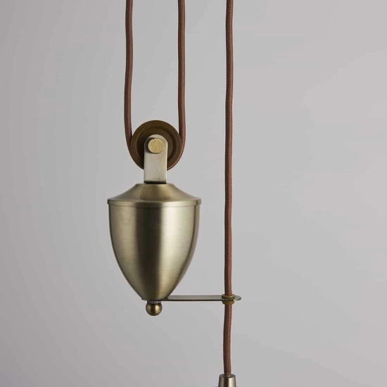 kinkiecik.pl Lampa wisząca Polka Rise&Fall Pendant POLKA-AB ENDON