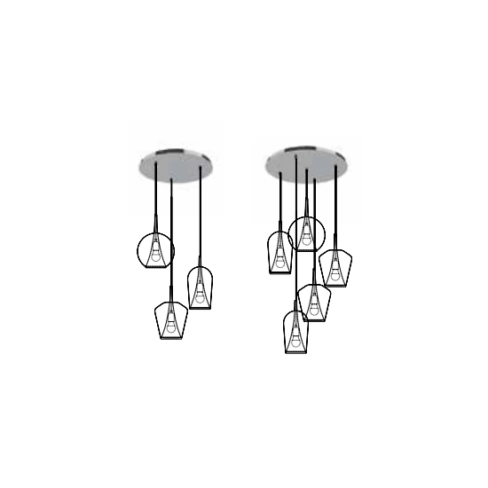 Podsufitka do lampy Mantra Elsa 8272MA - zdjęcie dodatkowe 2