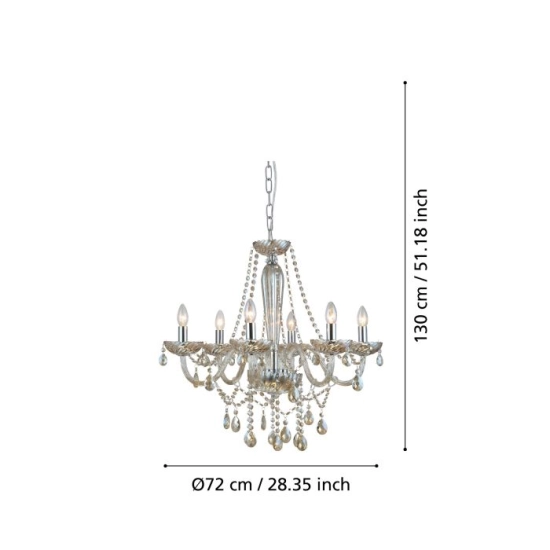 BASILANO 1 Lampa wisząca 39092 EGLO
