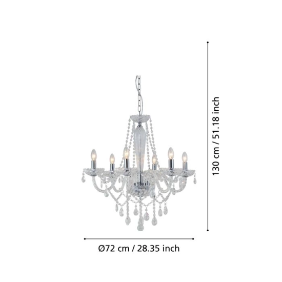 BASILANO 1 Lampa wisząca 39099 EGLO