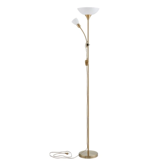 UP 2 Lampa podłogowa E27;E14 mosiądz 82843 EGLO