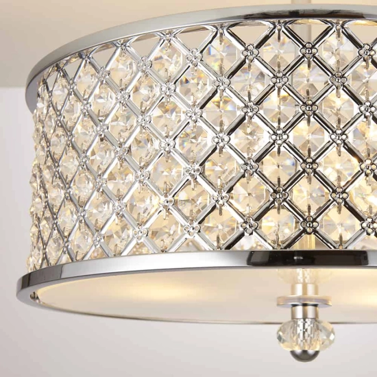 kinkiecik.pl Lampa sufitowa Hudson 3LT Semi Flush HUDSON-3CH ENDON