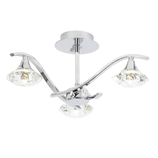 kinkiecik.pl Lampa sufitowa Langella 3LT Semi Flush LANGELLA-3CH ENDON