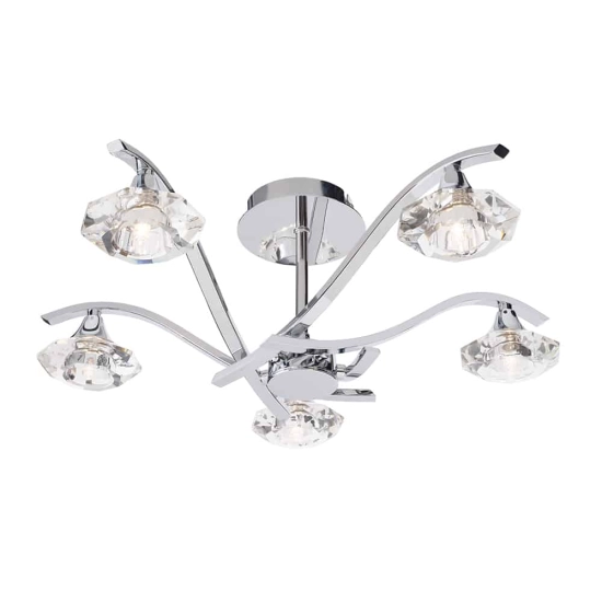 kinkiecik.pl Lampa sufitowa Langella 5LT Semi Flush LANGELLA-5CH ENDON