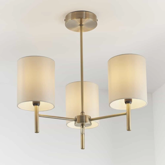 kinkiecik.pl Lampa sufitowa Brio 3LT Semi Flush BRIO-3AB ENDON