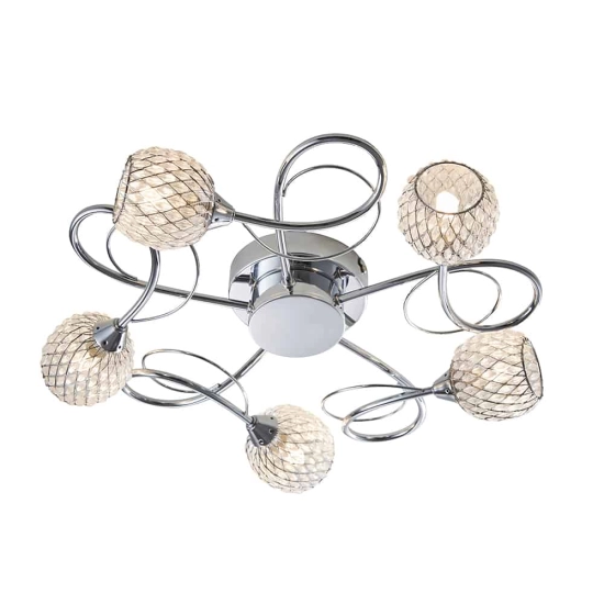 kinkiecik.pl Lampa sufitowa Aherne 5LT Semi Flush AHERNE-5CH ENDON
