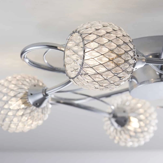 kinkiecik.pl Lampa sufitowa Aherne 5LT Semi Flush AHERNE-5CH ENDON