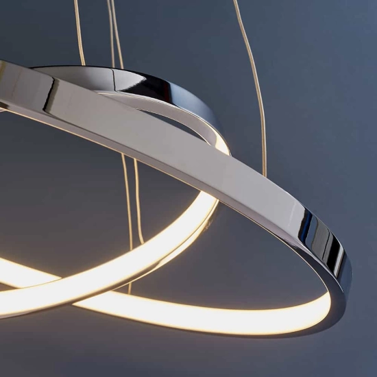 kinkiecik.pl Lampa wisząca KLINE 2 RING PENDANT KLINE-2CH ENDON