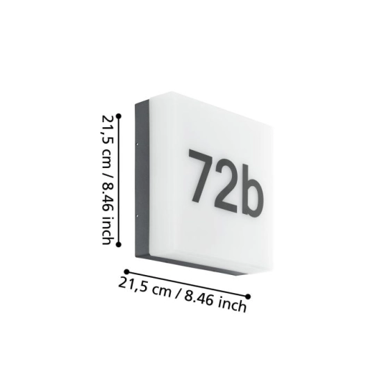 Kinkiet CORNALE 97289 IP44 EGLO z czujnikiem