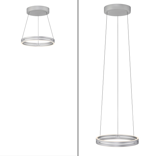 Lampa wisząca Pure E-loop Aluminium 2550-95 Paul Neuhaus - zdjęcie dodatkowe 5