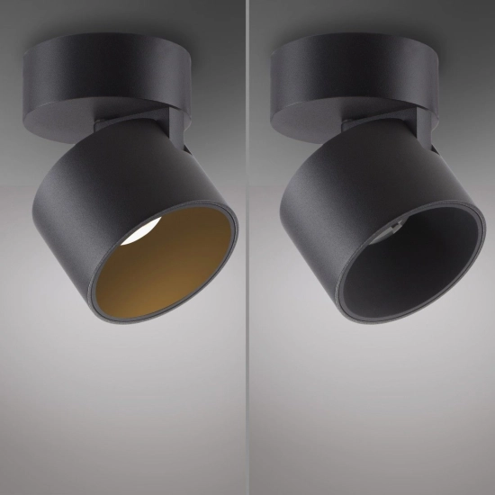 Lampa sufitowa Pure Cup Czarna 6226-18 Paul Neuhaus - zdjęcie dodatkowe 1