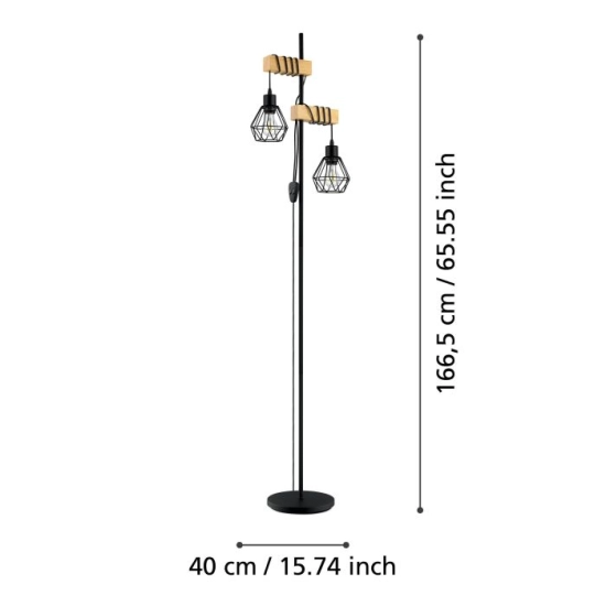 TOWNSHEND 5 Lampa podłogowa 44081 EGLO