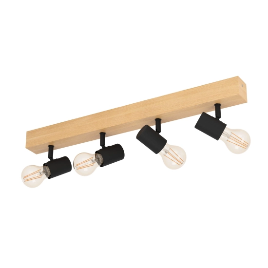 kinkiecikpl Plafon TOWNSHEND 3 black 98114 EGLO