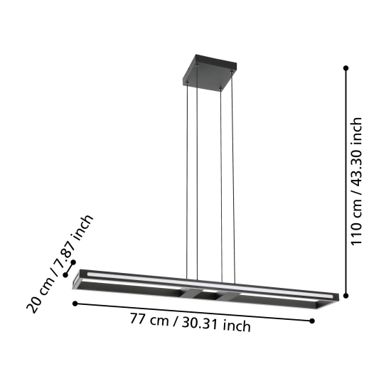 SALVILANAS-Z Lampa wisząca 99681 EGLO