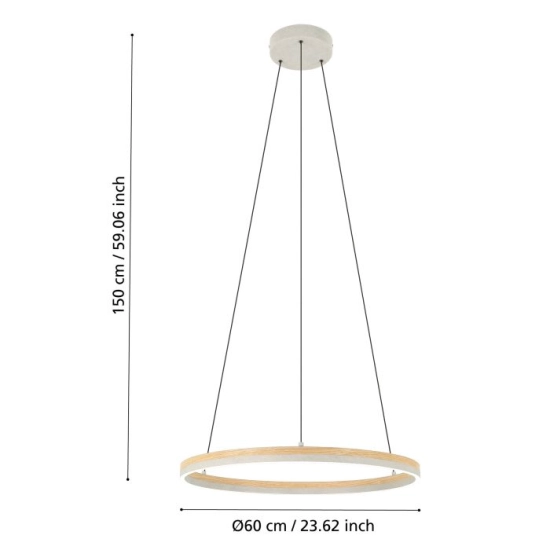 CADINARO Lampa wisząca 39896 EGLO