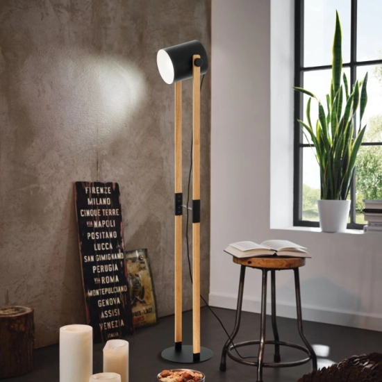HORNWOOD Lampa podłogowa 43521 EGLO