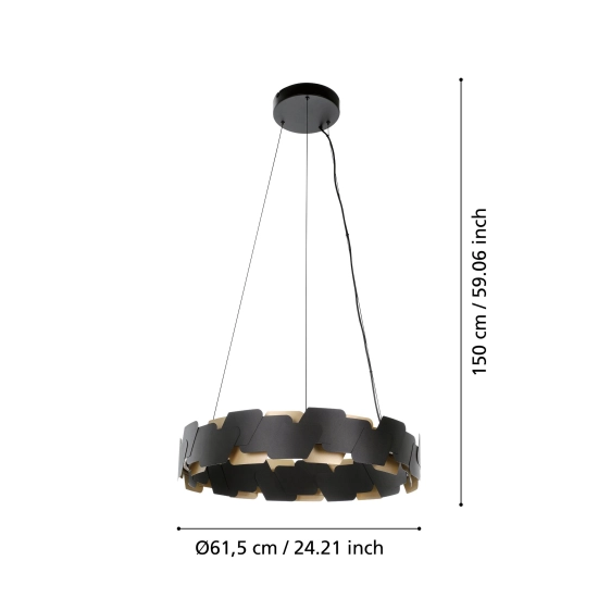 ALTAGRACIA Lampa wisząca 390031 EGLO