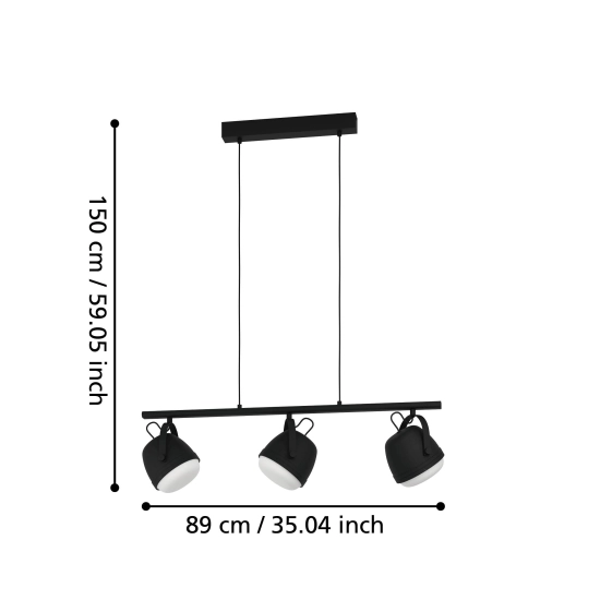 UPANEMA Lampa wisząca 390046 EGLO
