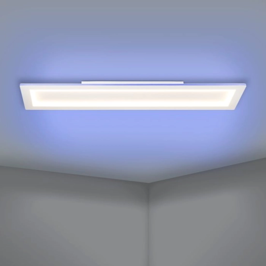 PADROGIANO-Z Plafon LED RGB+TW biały 120x30 cm oprawa sufitowa Smart Home 900485 EGLO