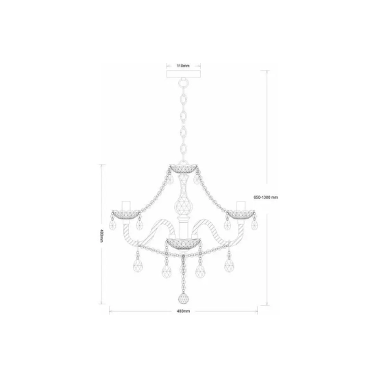 Lampa wisząca MARIE 128305-02 REALITY