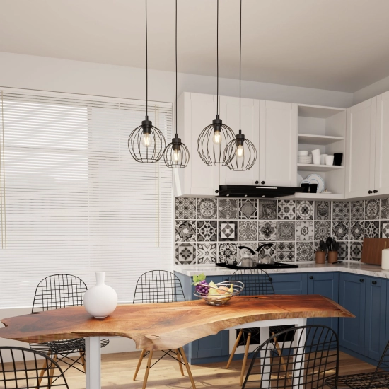 Lampa wisząca NANDO 4 BL 1369/4 EMIBIG Lighting