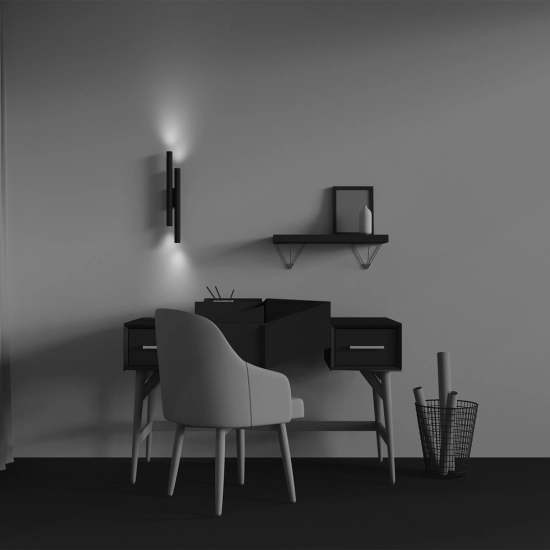 Lampa ścienna (kinkiet) Calipso C082WL-24W2.7K-B Maytoni - zdjęcie dodatkowe 3