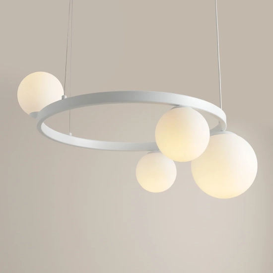 GARDA 4 RING BIAŁY 1099L_R Stylowa lampa wisząca Aldex - zdjęcie dodatkowe 3