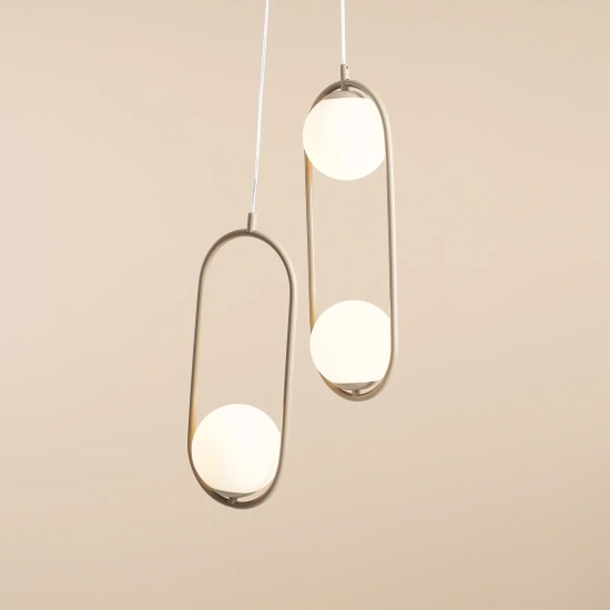 RIVA 2 BEIGE 1086H17 Lampa wisząca #colours Aldex - zdjęcie dodatkowe 3