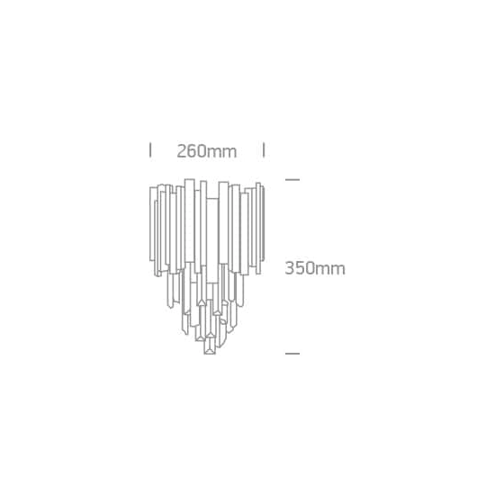 kinkiecik.pl Urla K 60132 dekoracyjny mosiężny kinkiet E14 2x8W 100-240V ONE LIGHT