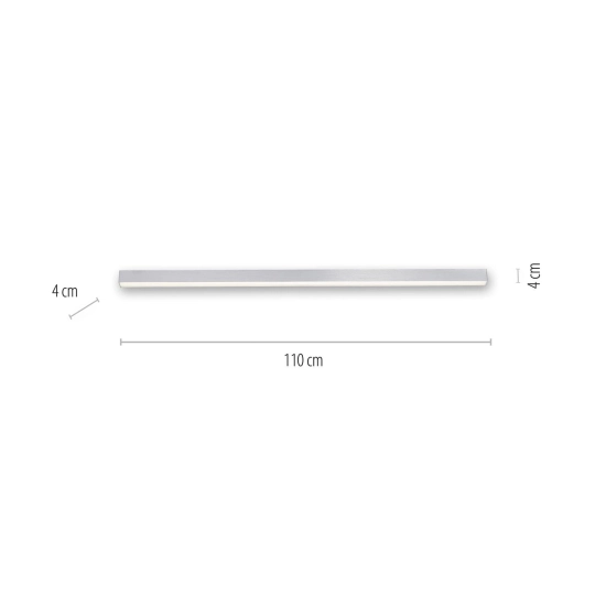 Lampa sufitowa Pure-lines Aluminium 6021-95 Paul Neuhaus - zdjęcie dodatkowe 1