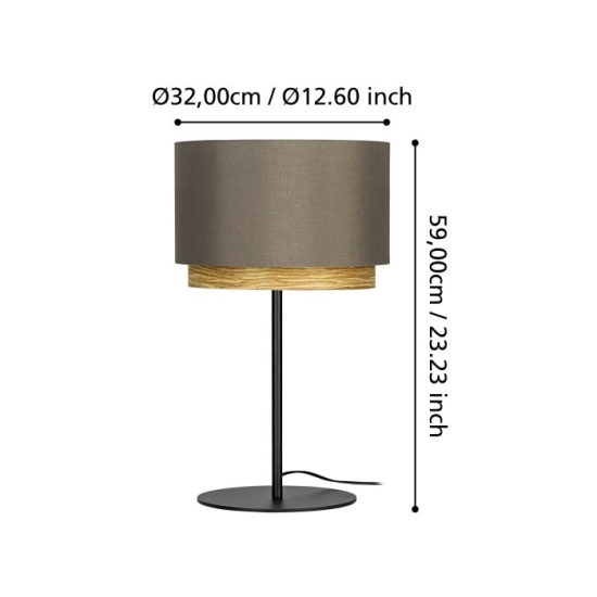 MARCHENA Lampa stołowa 390123 EGLO