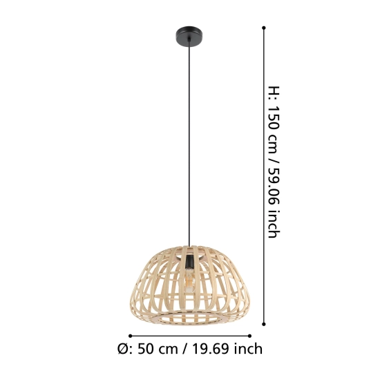 MONTEZUELO Lampa wisząca 390151 EGLO